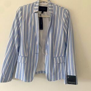 Blue and White striped Blazer from BANANA REPUBLIC Size 4